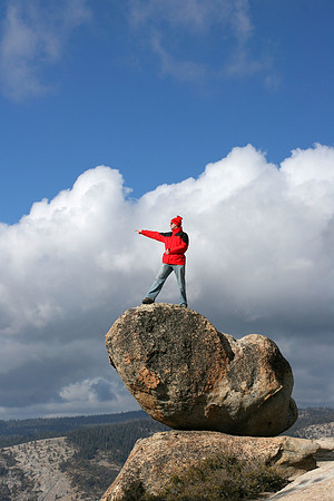 Hiker in Yosemite